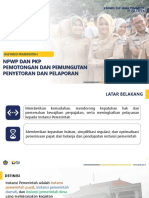 Edukasi Perpajakan Bendahara & Instansi Pemerintah