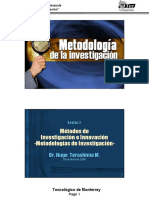 Metodologías de La Investigación