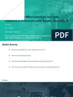 Implementing Microservices Security Patterns & Protocols With Spring Security 5