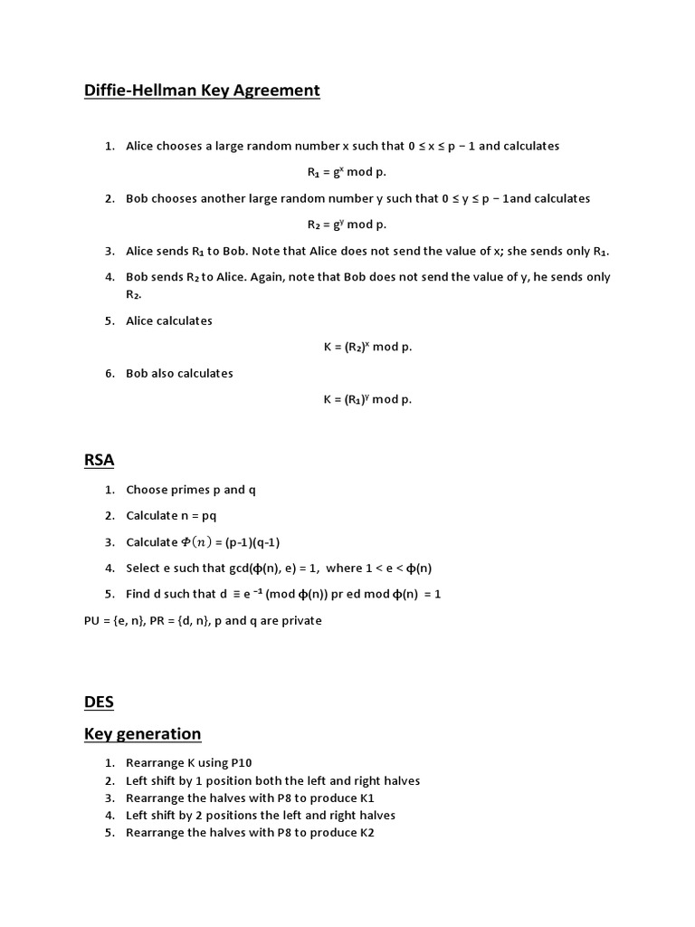 Step by Step Instruction For Various Algorithms | PDF | Computer ...
