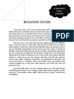Bulliying Victim: A True Story From Yourself