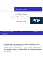 Data Structure: Dr. Subhash Chandra