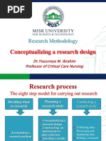 Conceptualising A Research Design