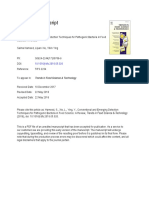 Detection Techniques for Pathogenic Bacteria