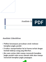 Analisis Likuiditas