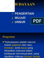 Bahan 8. Pengertian, Wujud, Unsur Kebudayaan