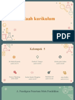 Kelompok 5, Telaah Kurikulum