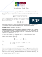 Differentiation - Chain Rule