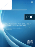 Talent Management and Development An Overview of Current Theory and Practice