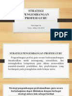 Strategi Pengembangan Profesi Guru