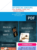 Rights of Special Groups