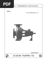 Operation / Installation Instructions: Dickow Pumpen KG