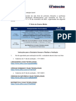 Comunicado Pais - Avaliações AV2 - 3º Trimestre - 1 Série