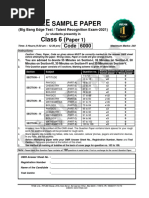 Bbe+Tre 2021 C Vi p1 At+s&m Sample Paper