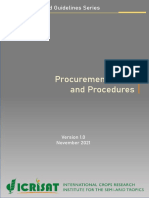PSD - Procurement - Policy