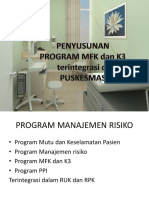 4, Program MFK K3 Terintegrasi Di Puskesmas