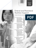 Enteral and Parenteral Nutrition Support: Chapter Sections and Learning Objectives (Los)