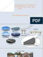 Development of Mobile Application For Prestressed Reinforce Concrete Girder Design Using Google Flutter