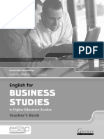 English for Business Studies in Higher Education Teacher 39 s Book