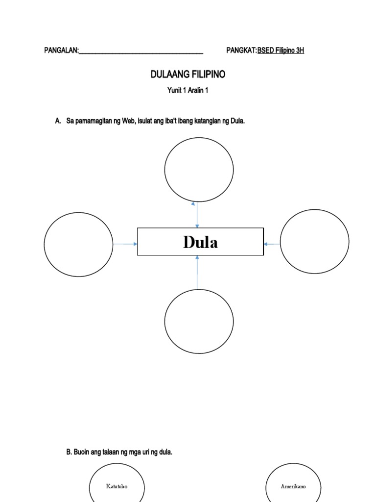 Worktext Dulaang Filipino | PDF