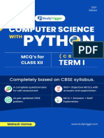 Computer Science With Python MCQ Bank For Class 12 Term 1
