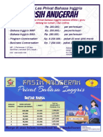 brosur bhasa inggris umum pkbm