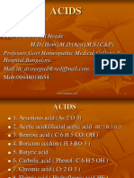 Acids: Resource Person