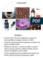 Senyawa Kimia Aktif Pada Sumber Alam, Alkaloid