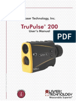 LTI TruPulse 200 User Manual
