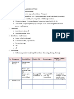 Contoh Analisis Langkah Analisis Konteks