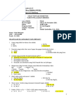 Kimia Dasar Ujian Tengah Semester