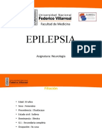 Epilepsia crónica en paciente femenina de 33 años