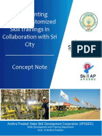 Implementing Industry Customized Skill Trainings in Collaboration With Sri City - Concept Note