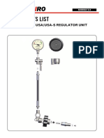 Spare Parts List: Spiromatic 90 Usa/Usa-S Regulator Unit