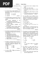 TOPIC 28 Nuclear Physics