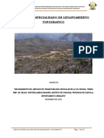 Informe Topografico - CHACHAS