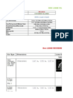 Bee Lidar Standard Size: Rules On Echo Rules On Stationary