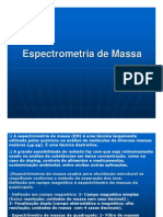 Espectroscopia de Massa PG 2007 2