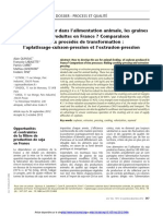 Comment Valoriser Dans L Alimentation Animale Les Graines de Soja Produites en France Comparaison de Deux Proc D S de Transformation L Aplatissage Cuisson Pression Et L Extrusion Pression