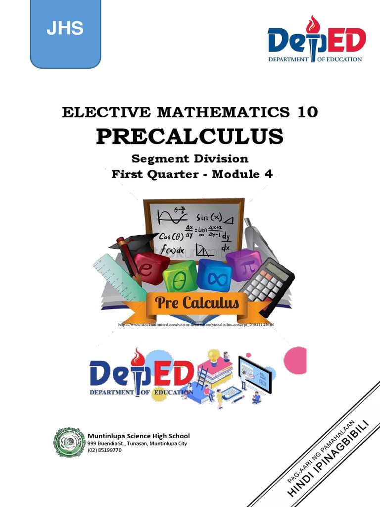 ELECTIVE-MATHEMATICS-10-Module-4 Segment Division | PDF | Cartesian ...