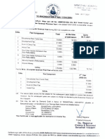 To Whom Y Concern: S No Fee Component Total at The Time Up To of Admission