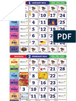 2022 Calendar