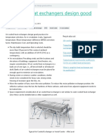 Air cooled heat exchangers design good practices