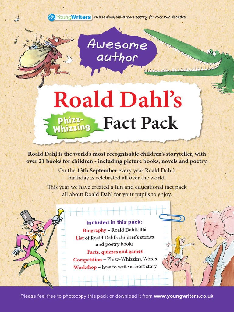 Roald Dahl Fact Pack PDF