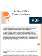 Office Correspondence
