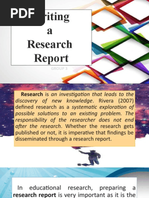 research report