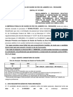 Processo seletivo ACS ESF RioSaúde 2021