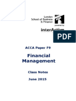 LSBF - Acca - f9 Study Notes June 2015