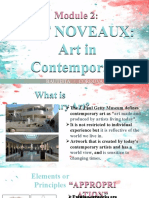 Art Noveaux: Art in Contemporary Times
