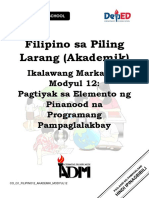 ADM Modyul 12 Filipino Sa Piling Larang Akademik 1
